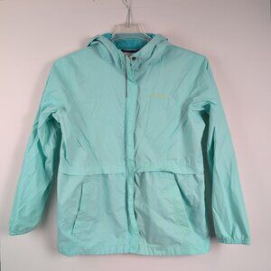 Columbia hooded rain jacket windbreaker  - youth xl